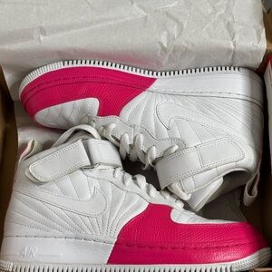 Nike Air Jordan AF1 white cherry high top high vivid pink 5.5y